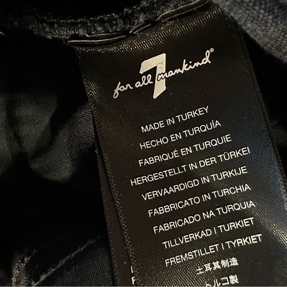 NWT 7 For All Mankind ‘Mega Flare’ Ultra High-Rise Jeans in “Sunbeam” Size 23 - Picture 11 of 16